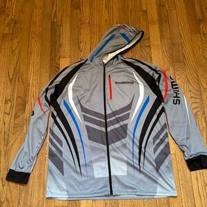 Shimano zip up light weight hoodie men’s 2xl